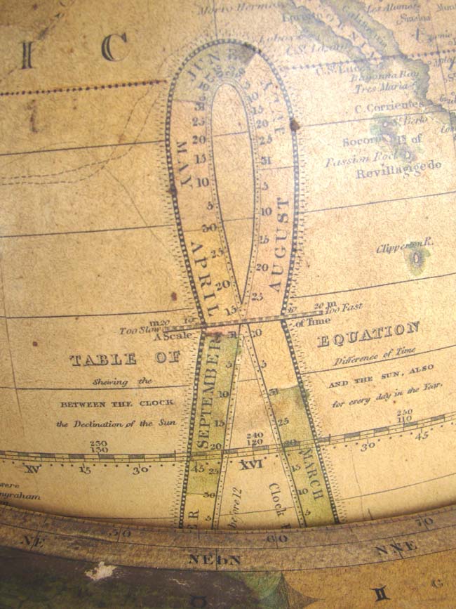 A fine 'Franklin Terrestrial 12" Diameter GLOBE by N.B. Nims & Co., Troy, New York, circa 1872 — image 4